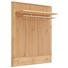 GARDEROBENPANEEL Balkeneiche furniert, massiv geölt Eichefarben, Nickelfarben - Eichefarben/Nickelfarben, Natur, Holz/Metall (90/113/29cm) - Linea Natura GARDEROBENPANEEL Balkeneiche furniert, massiv geölt Eichefarben, Nickelfarben - Eichefarben/Nickelfarben, Natur, Holz/Metall (90/113/29cm) - Linea Natura