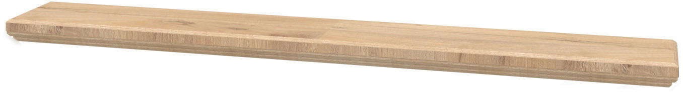 STENSKA POLICA - barve grafita, Design, kovina/leseni material (140/5/19cm) - Landscape