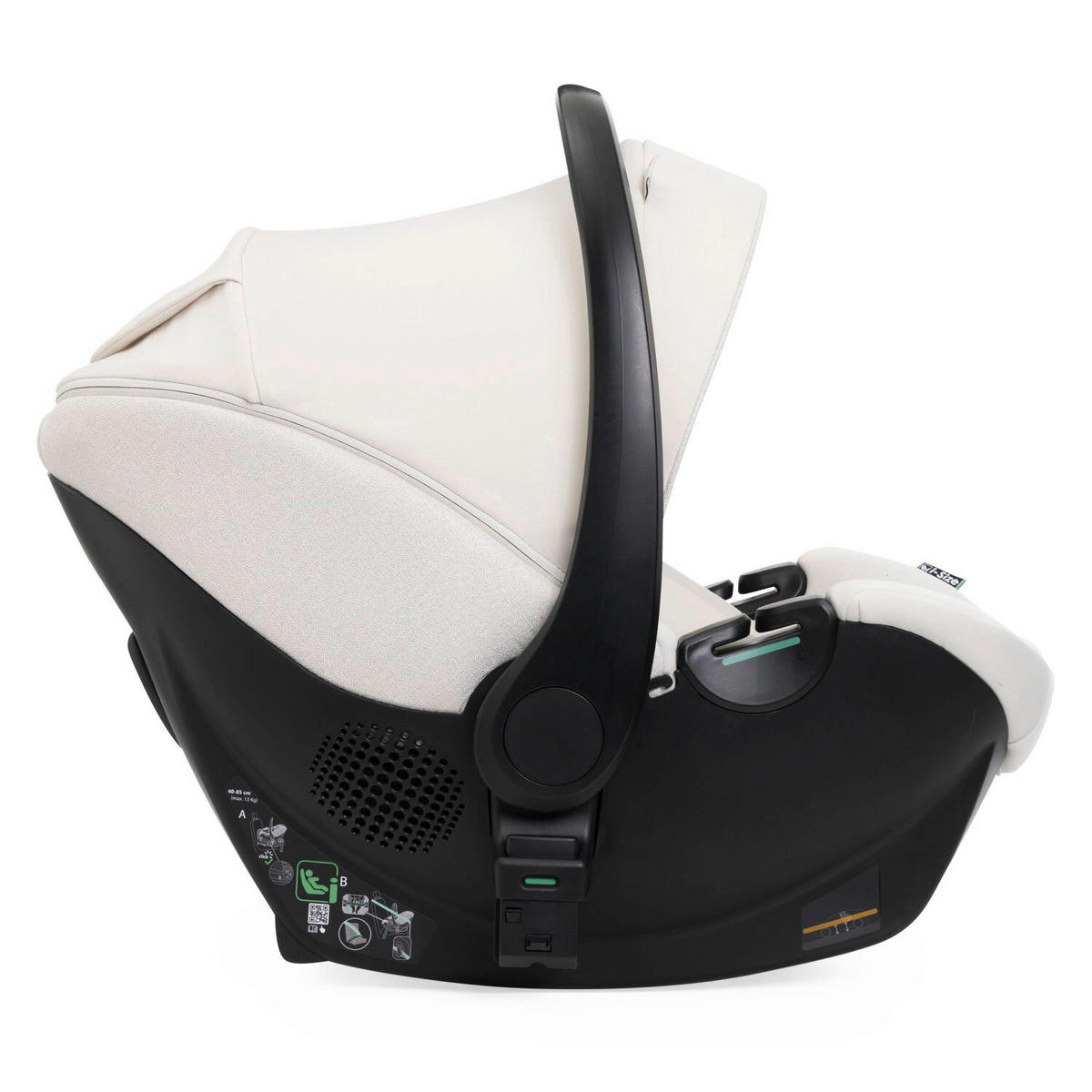 KINDERAUTOSITZ Amber Glow   - Creme/Schwarz, Basics, Textil (63/36/57/37cm) - Chicco