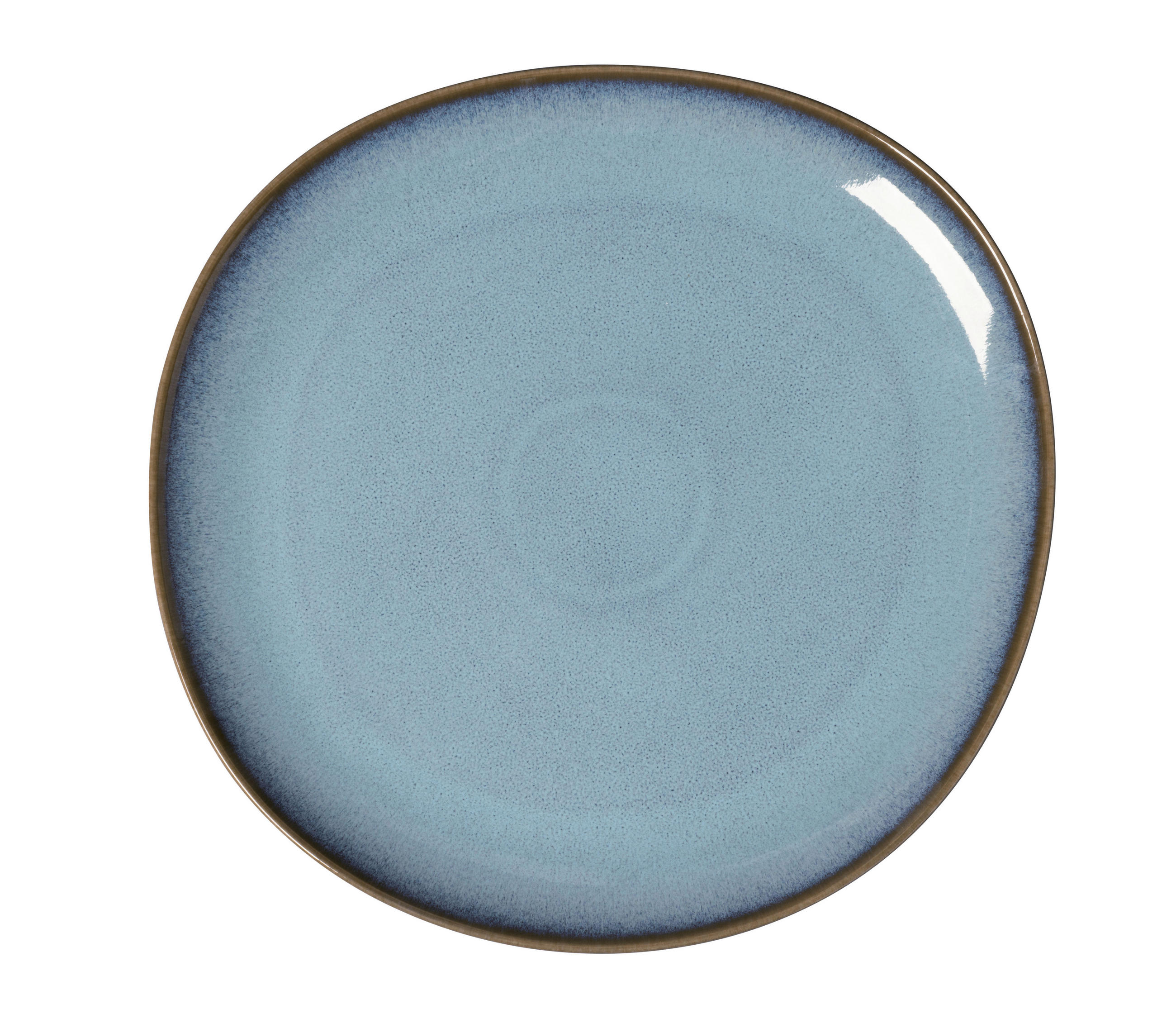 SERVIERPLATTE - Blau/Braun, LIFESTYLE, Keramik (32/31,5/3cm) - like.Villeroy & Boch