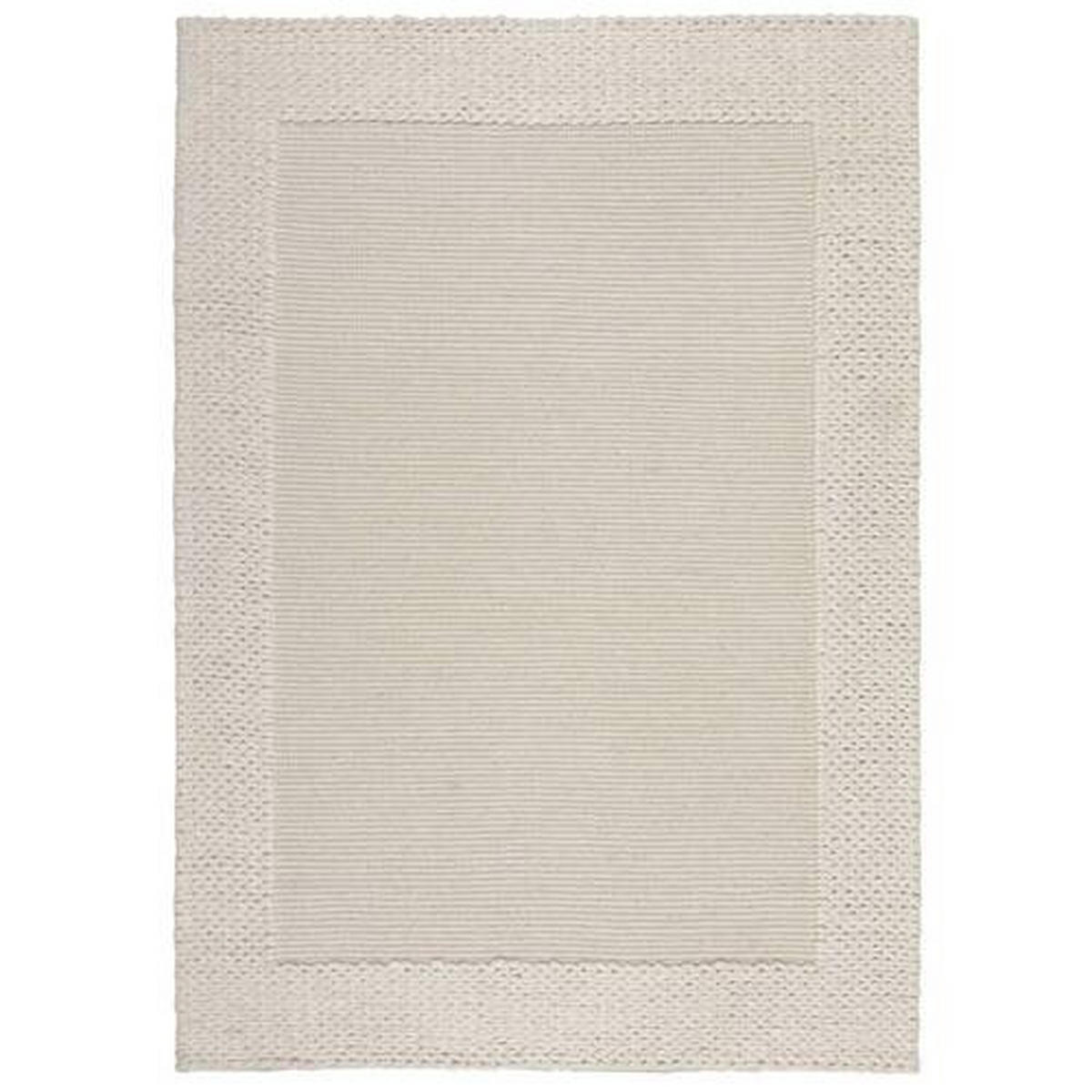 VLNĚNÝ KOBEREC, 160/230 cm, krémová - krémová, Basics, textil (160/230cm)