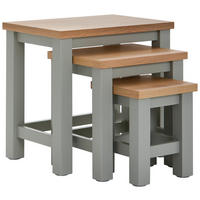 BEISTELLTISCH in Holz, Holzwerkstoff  - Dunkelgrau/Naturfarben, LIFESTYLE, Holz/Holzwerkstoff (52/49/36cm) - MID.YOU