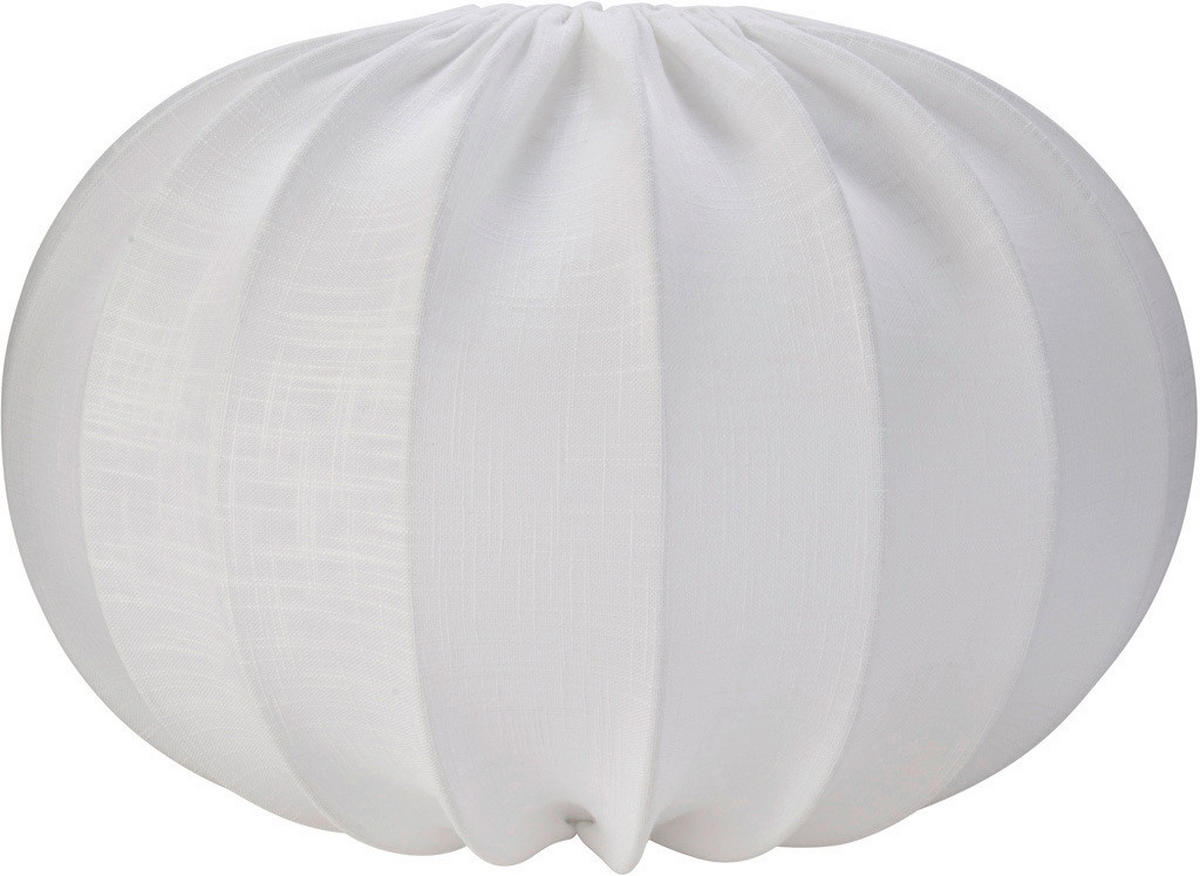 PENDELLEUCHTE PR Home Hilma 40/28/40 cm   - Weiß, Basics, Textil (40/28/40cm)