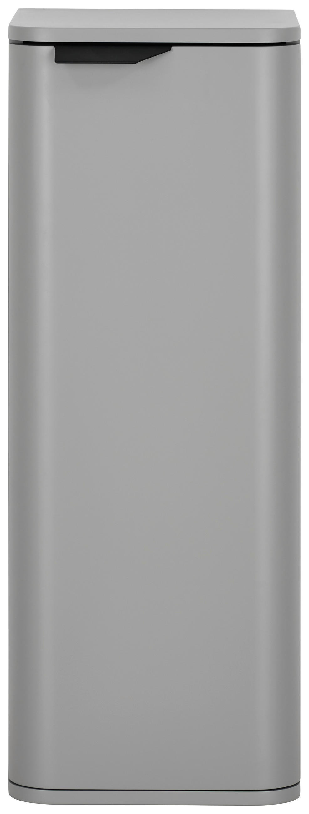 SEITENSCHRANK 33/87/35 cm  - Schwarz/Grau, Design, Holzwerkstoff/Metall (33/87/35cm) - home24