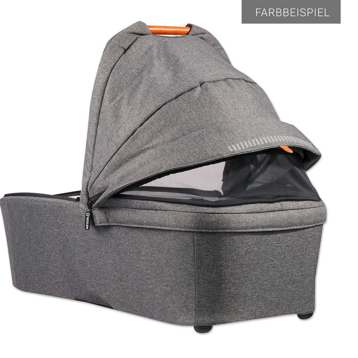 KOMBIKINDERWAGEN  FX4 Style Set   - Schwarz/Olivgrün, Basics, Textil/Metall (57/129/100cm) - Gesslein