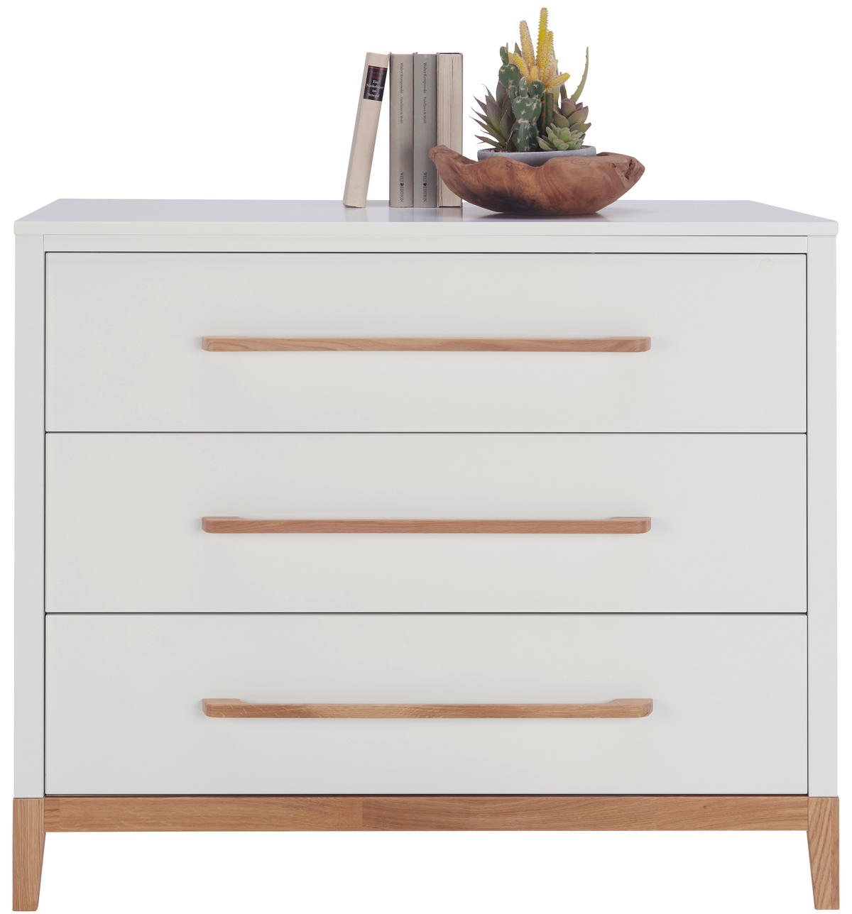 KOMMODE  in 110/92/47 cm  - Eichefarben/Weiß, LIFESTYLE, Holz/Holzwerkstoff (110/92/47cm) - Stylife