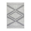 OUTDOORTEPPICH 80/150 cm Gemini Weiß, Silberfarben  - Silberfarben/Weiß, Design, Kunststoff (80/150cm) - Hanse Home