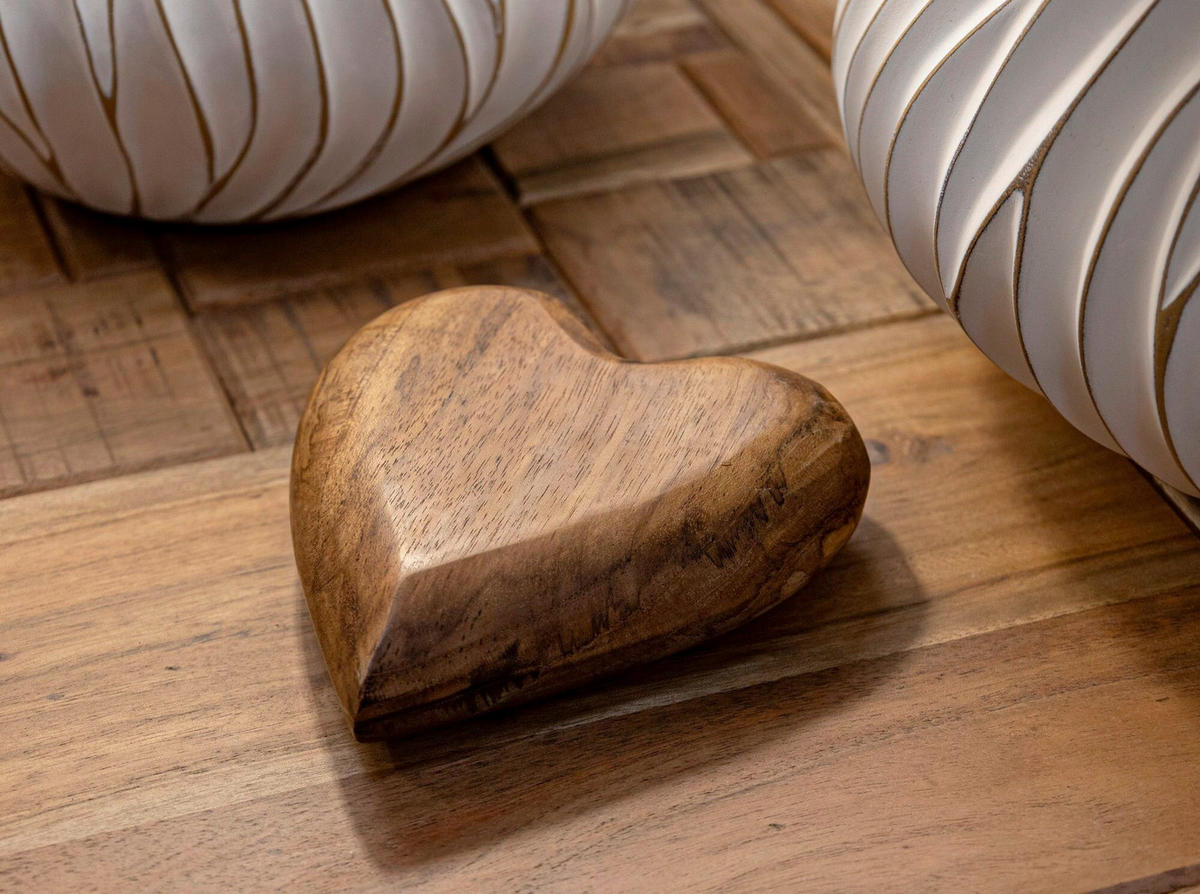 SKULPTUR - Braun, Basics, Holz (14/4.5/16cm)