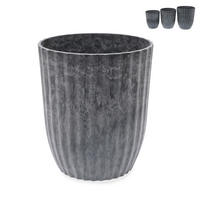 ÜBERTOPF Dunkelgrau  - Dunkelgrau, Basics, Kunststoff (26/18/30cm)