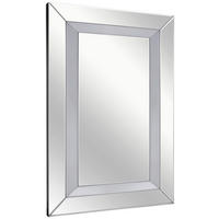 ZIDNO OGLEDALO  80/120/4,8 cm     - srebrna, Dizajnerski, staklo/pločasti materijal (80/120/4,8cm) - Ti'me