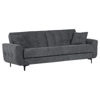 SCHLAFSOFA in Flachgewebe Anthrazit  - Anthrazit/Schwarz, KONVENTIONELL, Textil/Metall (230/84/95cm) - Xora