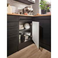 HÖRNBÄNKSKÅP 115/90/60 cm  i svart  - svart, Lifestyle, trämaterial/plast (115/90/60cm) - MID.YOU