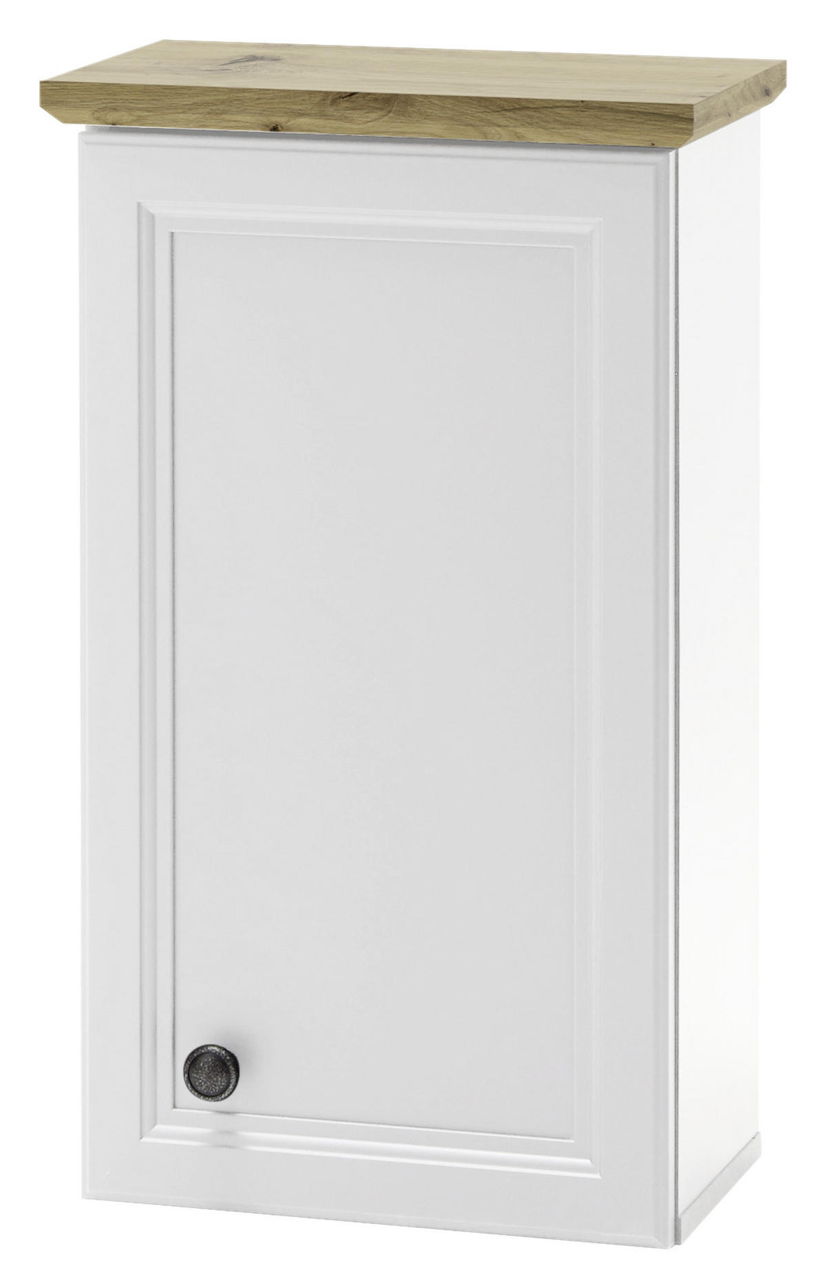 HÄNGESCHRANK 41/70/24 cm  - Eichefarben/Silberfarben, KONVENTIONELL, Holzwerkstoff/Kunststoff (41/70/24cm) - Livetastic