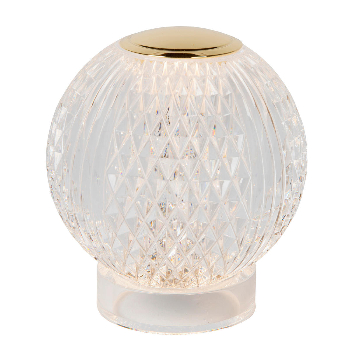LED-TISCHLEUCHTE Cintra 9/9/8.7 cm   - Transparent, Design, Kunststoff (9/9/8.7cm) - Lucide
