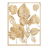 WANDDEKO  60/80/6.5 cm   - Goldfarben, Basics, Metall (60/80/6.5cm)