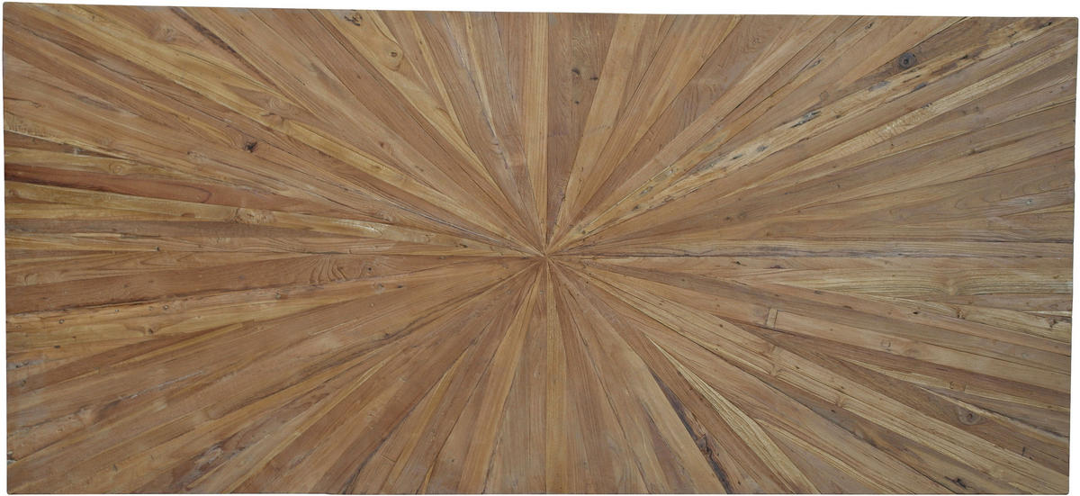 ESSTISCH 180/100/76 cm Echtholz  Holz, Metall rechteckig Naturfarben, Schwarz  - Schwarz/Naturfarben, MODERN, Holz/Metall (180/100/76cm) - MID.YOU
