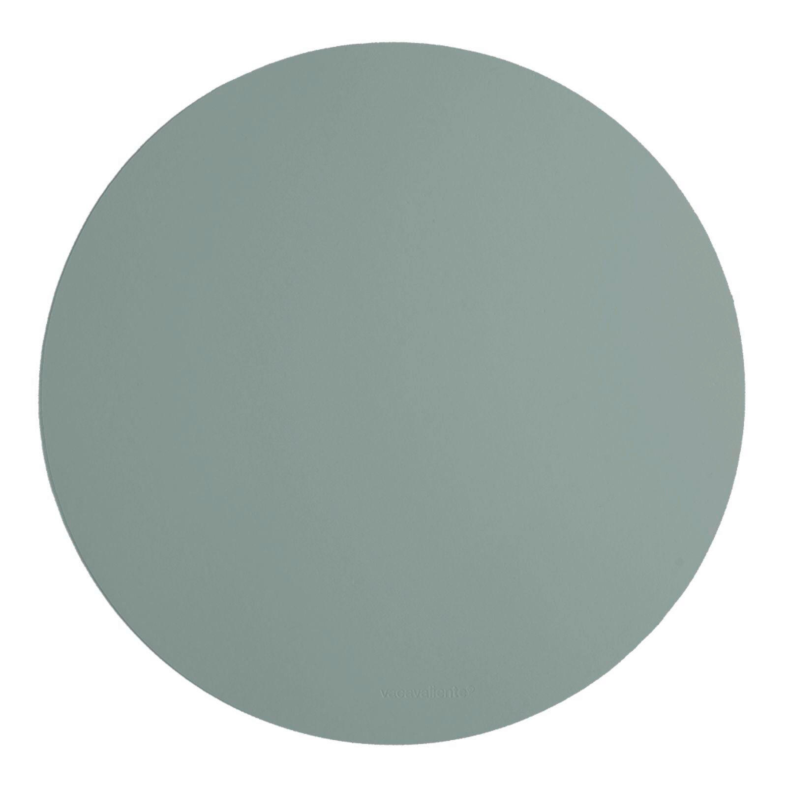 TISCHSET Ruca Leder Blaugrau  - Blaugrau, Basics, Leder (36/36/2cm)