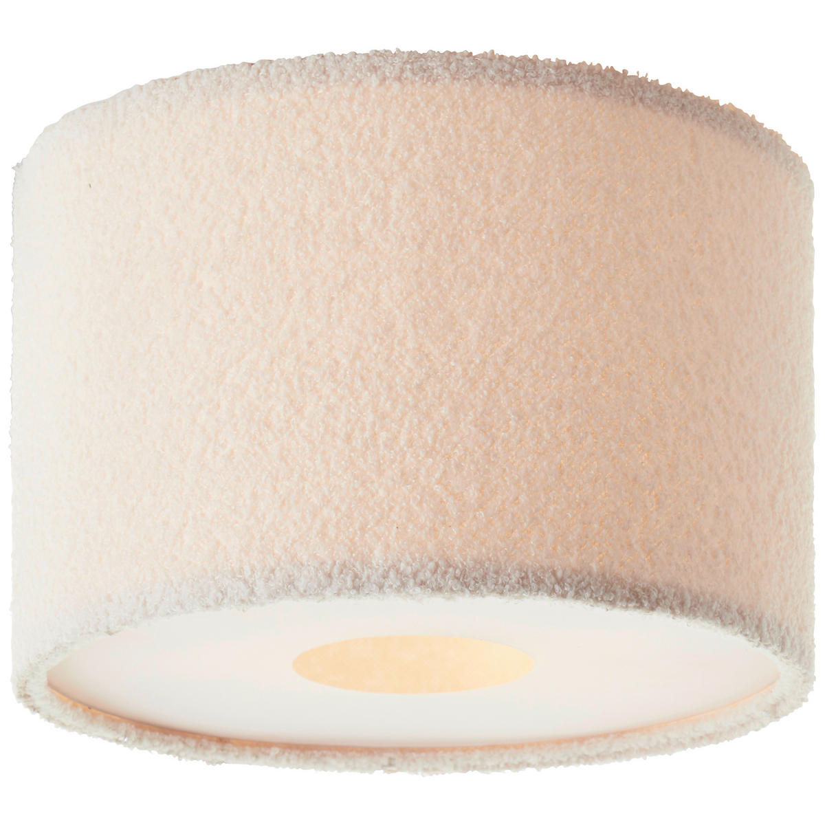 DECKENLEUCHTE  35/20 cm    - Beige, Basics, Textil/Metall (35/20cm)
