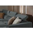 ECKSOFA in Chenille Grau  205/284 cm  - Schwarz/Grau, Design, Kunststoff/Textil (205/284cm) - Xora