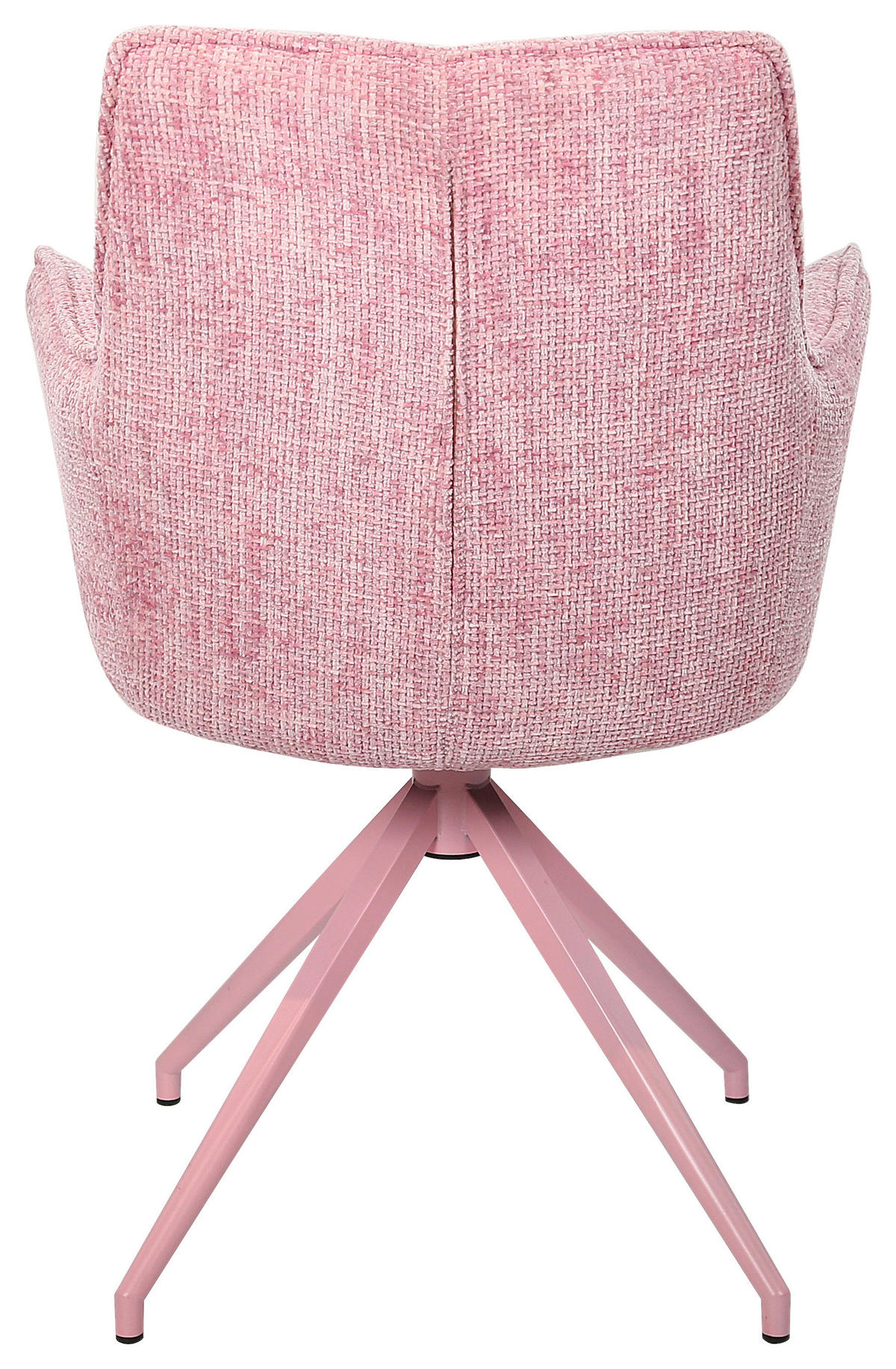 STOL MED ARMSTÖD järn chenille  - rosa, Lifestyle, metall/textil (59,5/90,5/62,5cm) - Novel