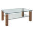 COUCHTISCH in Holz, Glas 110/70/42,5 cm - Nussbaumfarben, KONVENTIONELL, Glas/Holz (110/70/42,5cm) COUCHTISCH in Holz, Glas 110/70/42,5 cm - Nussbaumfarben, KONVENTIONELL, Glas/Holz (110/70/42,5cm)