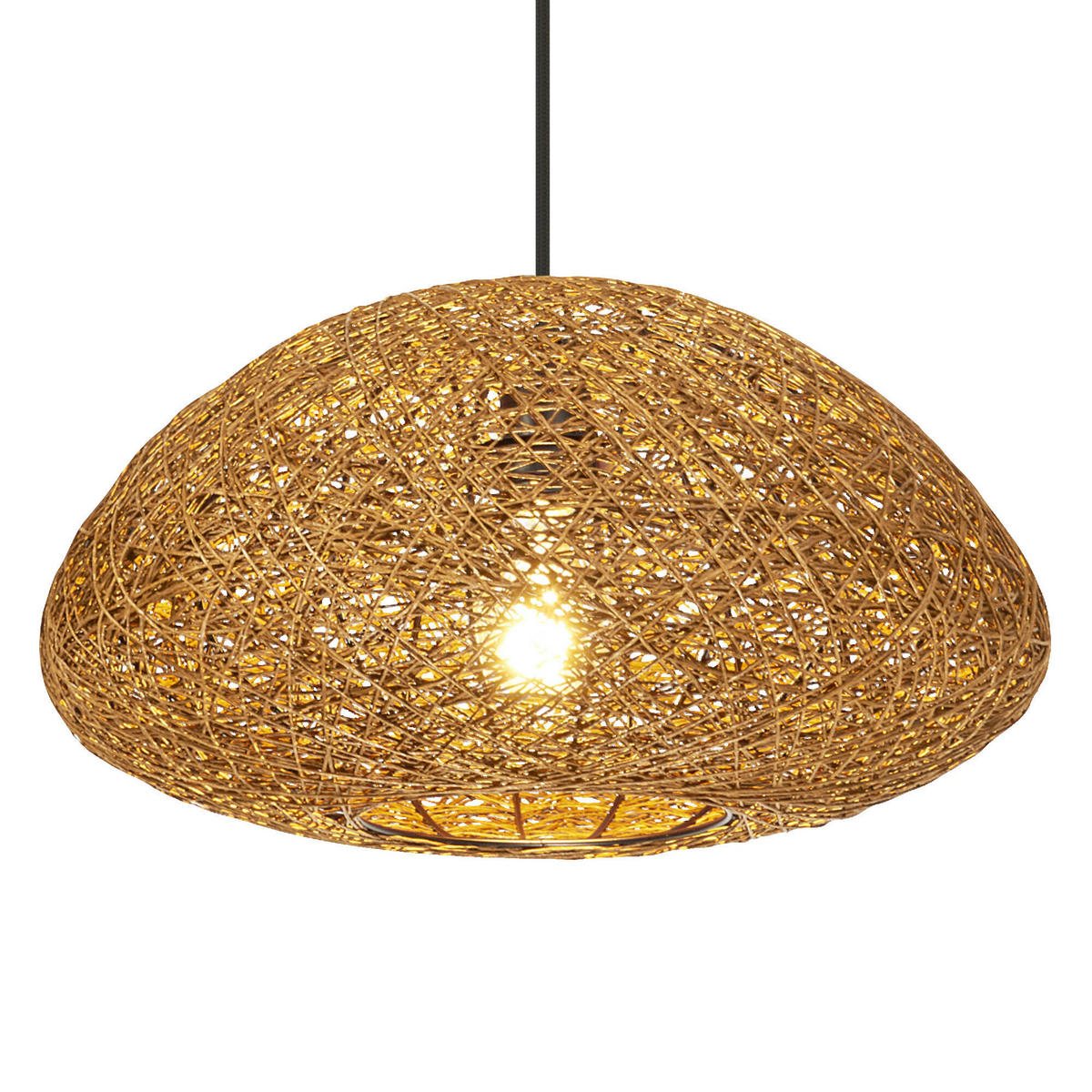 HÄNGELEUCHTE 39.5/150 cm  - Beige, Basics, Papier/Metall (39.5/150cm) - Osram