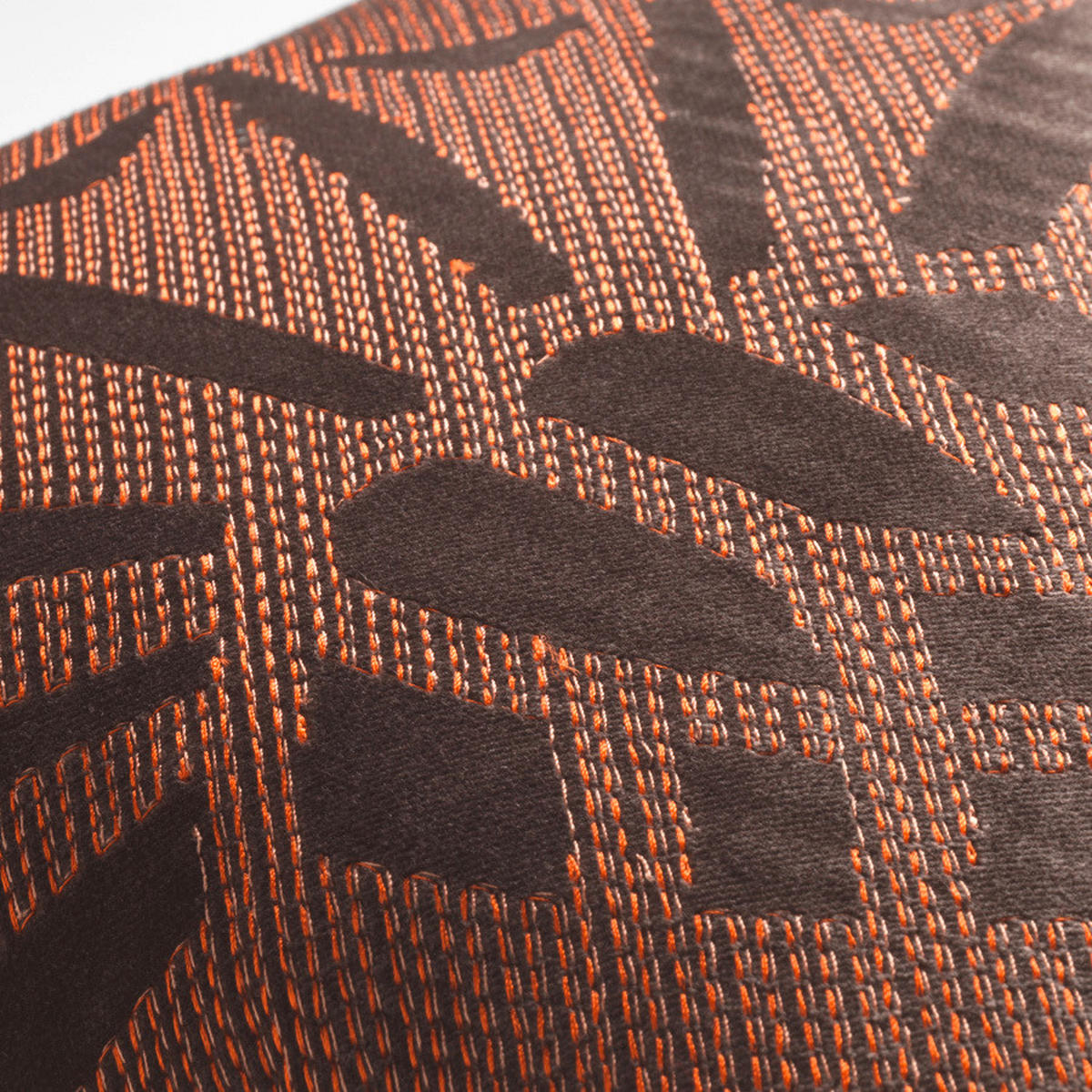 KISSENHÜLLE J!Dimension 40/40 cm  - Rotbraun/Rostfarben, Design, Textil (40/40cm) - Joop!
