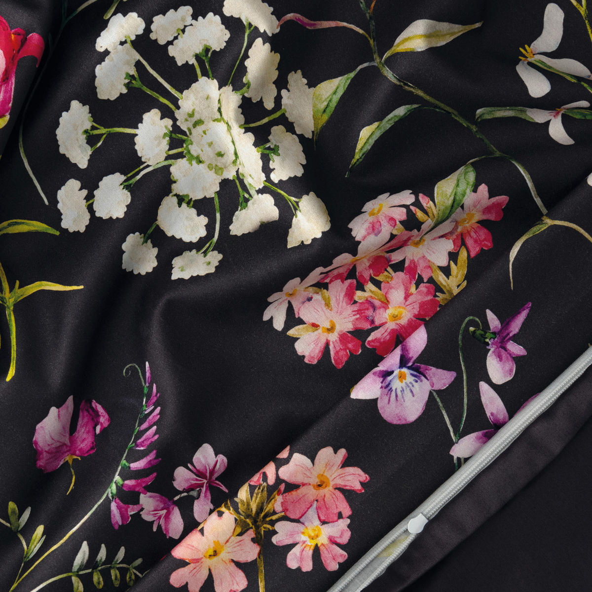 BETTWÄSCHE Satin 140/200 cm  - Multicolor, Trend, Textil (140/200cm) - Florella