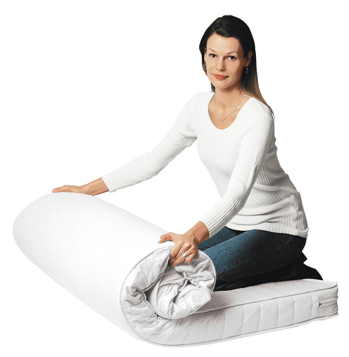 RULLBAR MADRASS 120/200 cm  - vit, Basics, textil (120/200cm) - Best Price