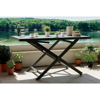 LOUNGE STOL   siva  - siva, Moderno, metal (140/40-71/75cm) - Ambia Garden