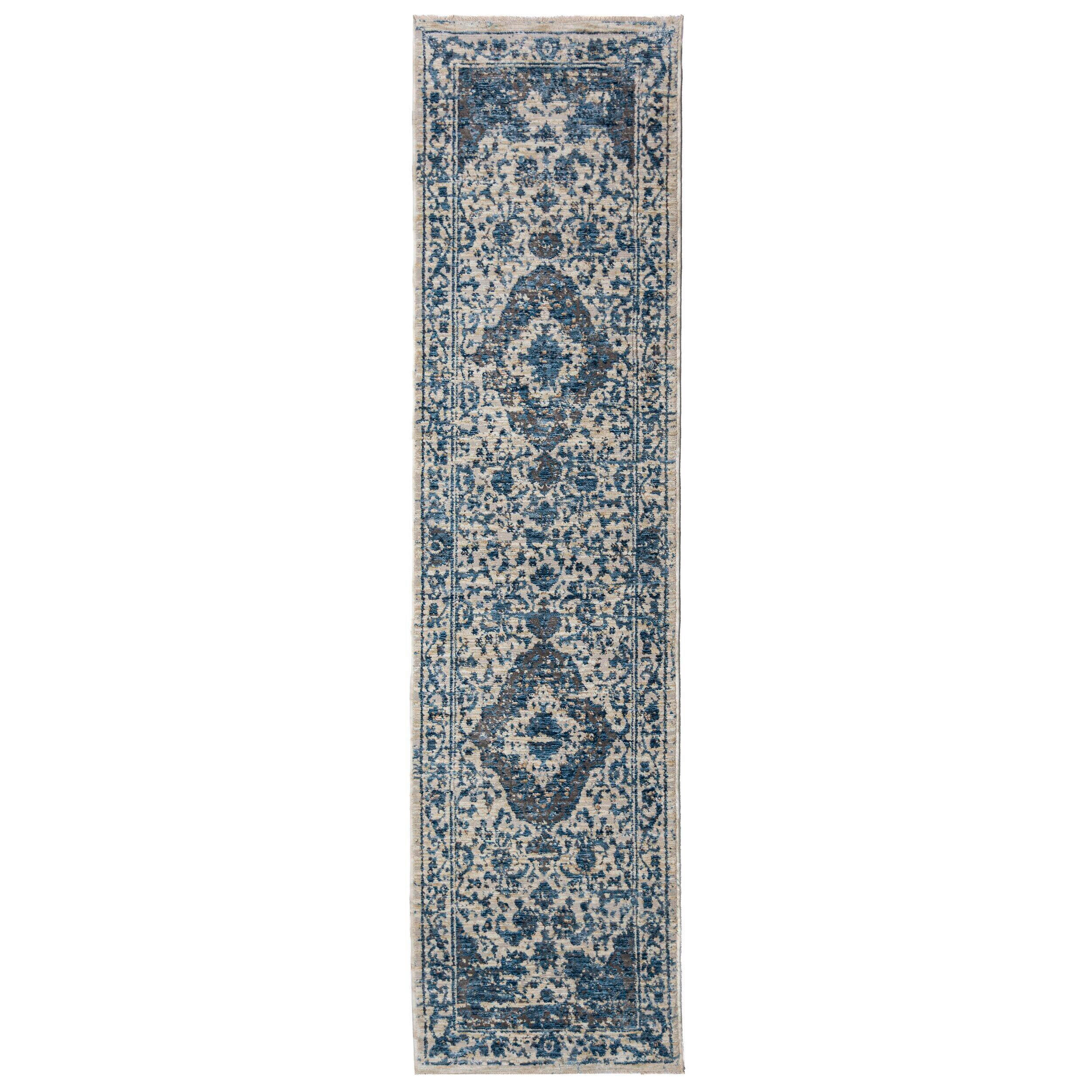 Flair Rugs VINTAGE KOBEREC, 60/230 cm, modrá