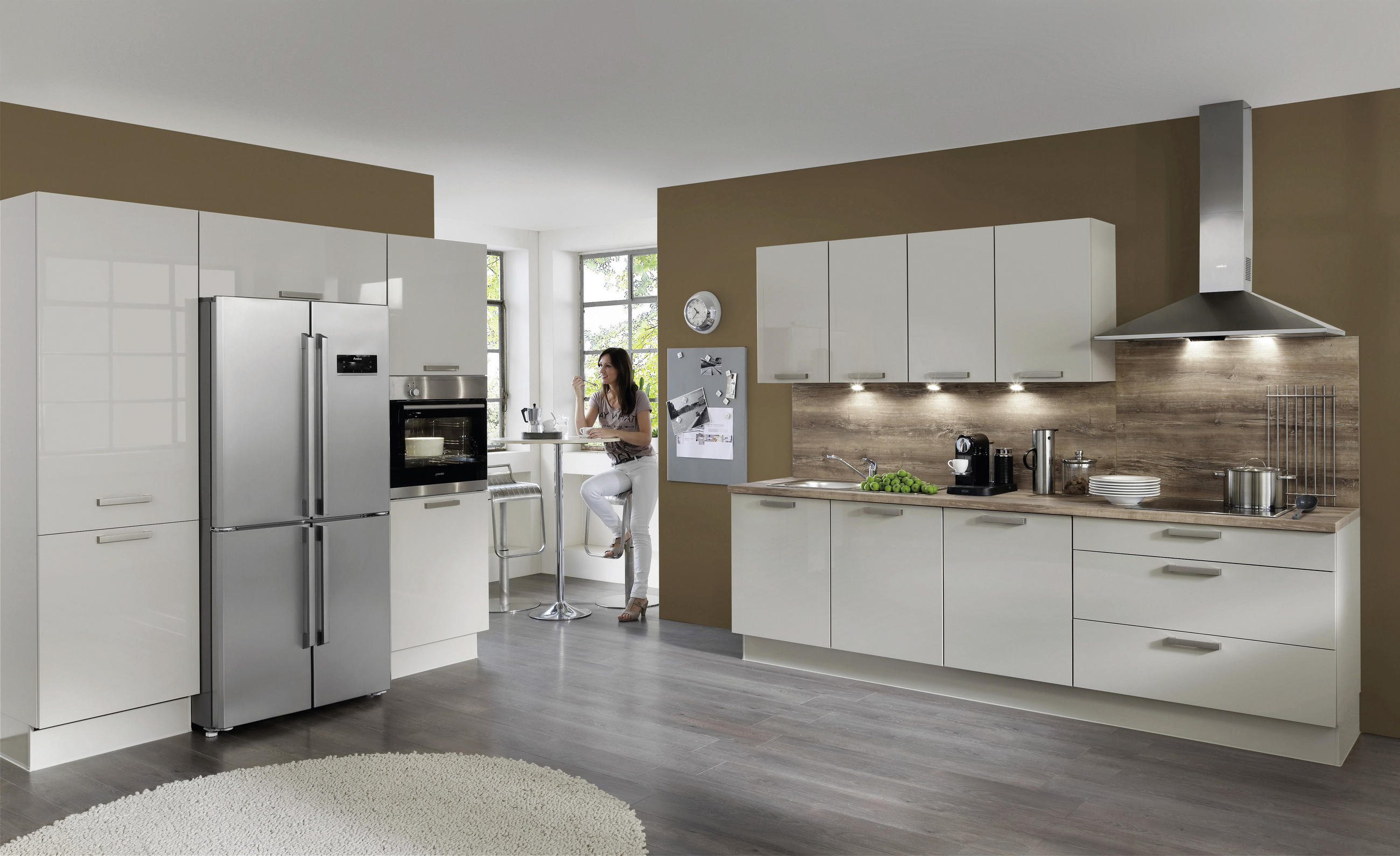 BUCĂTĂRIE LA COMANDĂ   - nisipiu, Design, material pe bază de lemn - Celina