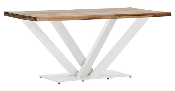 TISCHGESTELL Weiß   - Weiß, Design, Metall (150/70/73cm) - Landscape