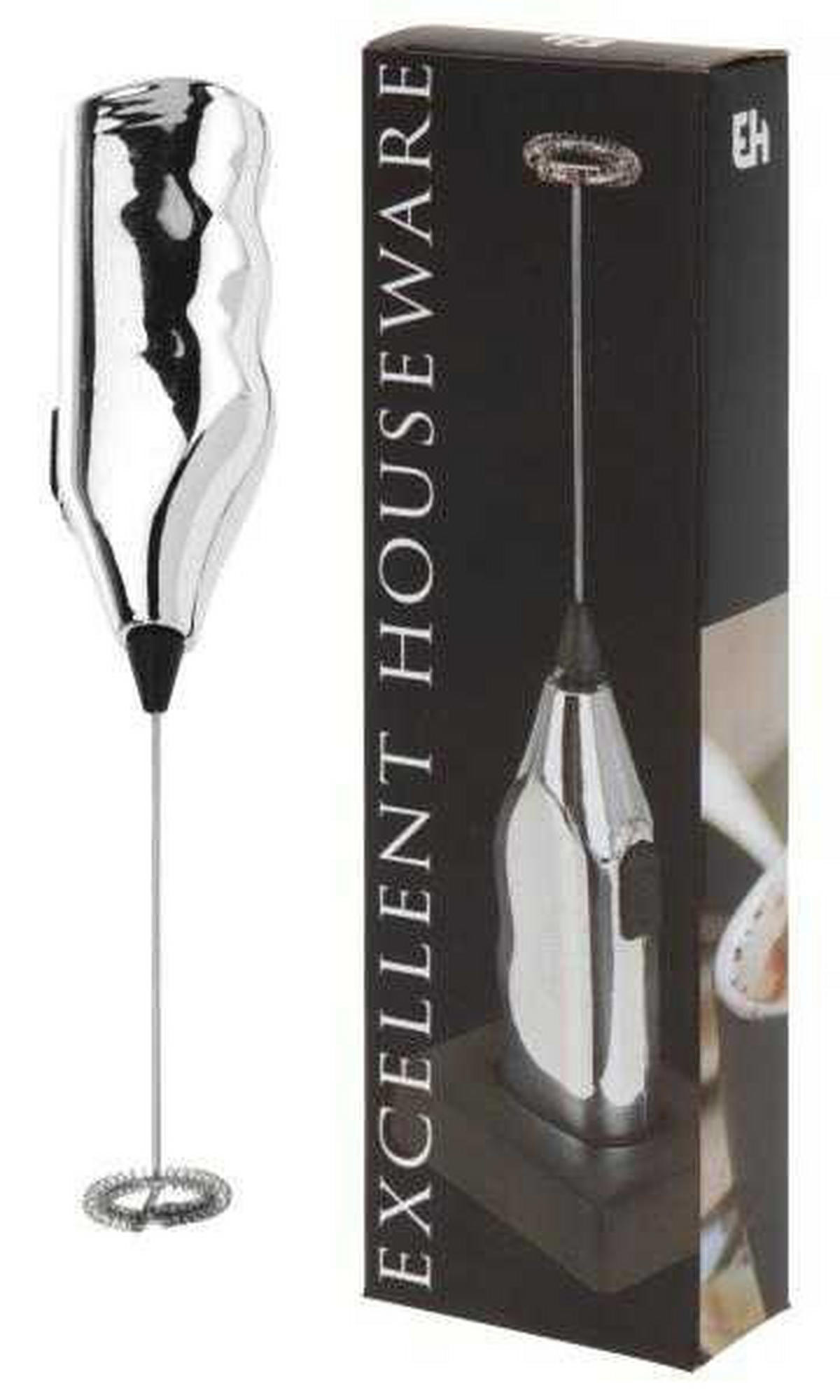 MJÖLKSKUMMARE  - kromfärg, Klassisk, metall/plast (20cm) - Best Price