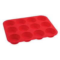 MUFFINFORM - Rot, Basics, Kunststoff (32,5cm) - Dr.Oetker