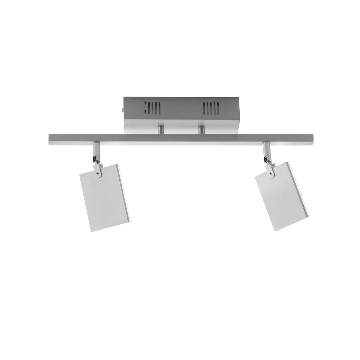 LED-STRAHLER PURE-MIRA 52,5/24/22,5 cm   - Alufarben, Design, Kunststoff/Metall (52,5/24/22,5cm) - Neuhaus PURE