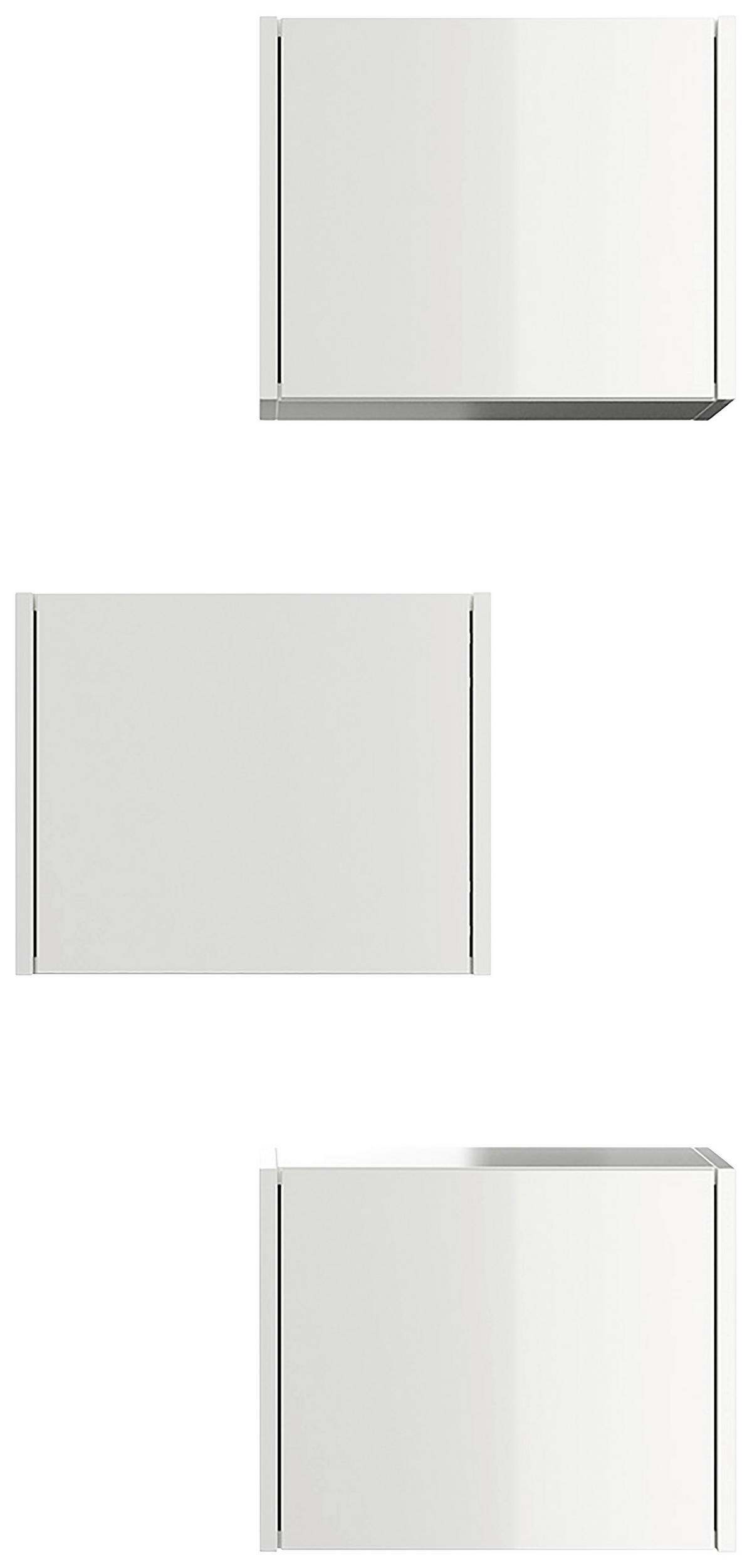 HÄNGESCHRANK  - Weiß Hochglanz, MODERN, Holzwerkstoff - MID.YOU