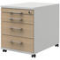 ROLLCONTAINER - Eichefarben/Hellgrau, Design, Holzwerkstoff/Kunststoff (43/54,4/60cm) ROLLCONTAINER - Eichefarben/Hellgrau, Design, Holzwerkstoff/Kunststoff (43/54,4/60cm)