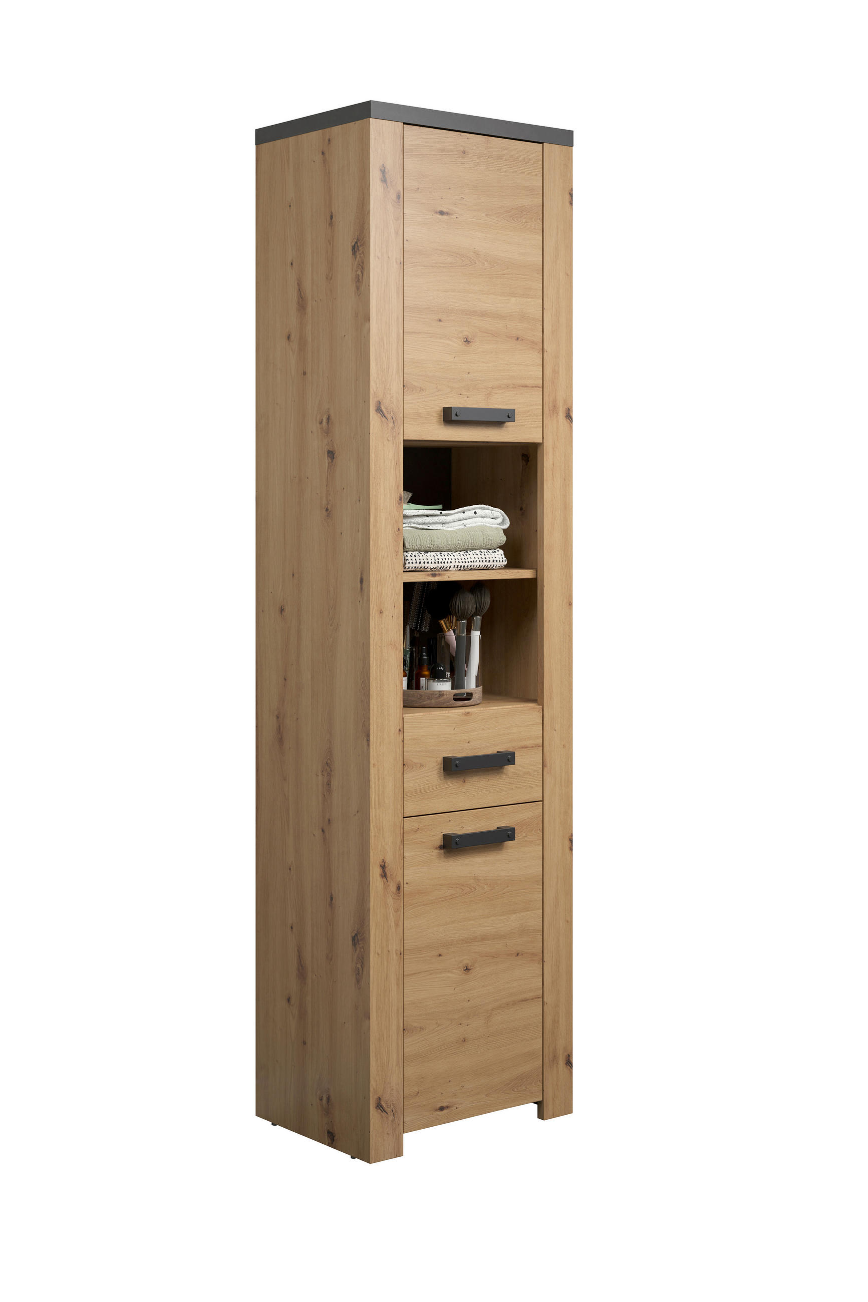 Mid.you Hochschrank Follow Eiche Artisan 53x196x35 cm