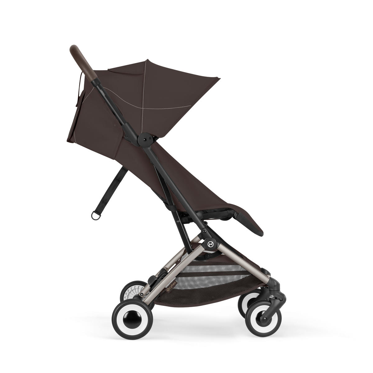 BUGGY ORFEO TPE  - Taupe/Dunkelbraun, Basics, Kunststoff/Textil (77/52cm) - cybex GOLD