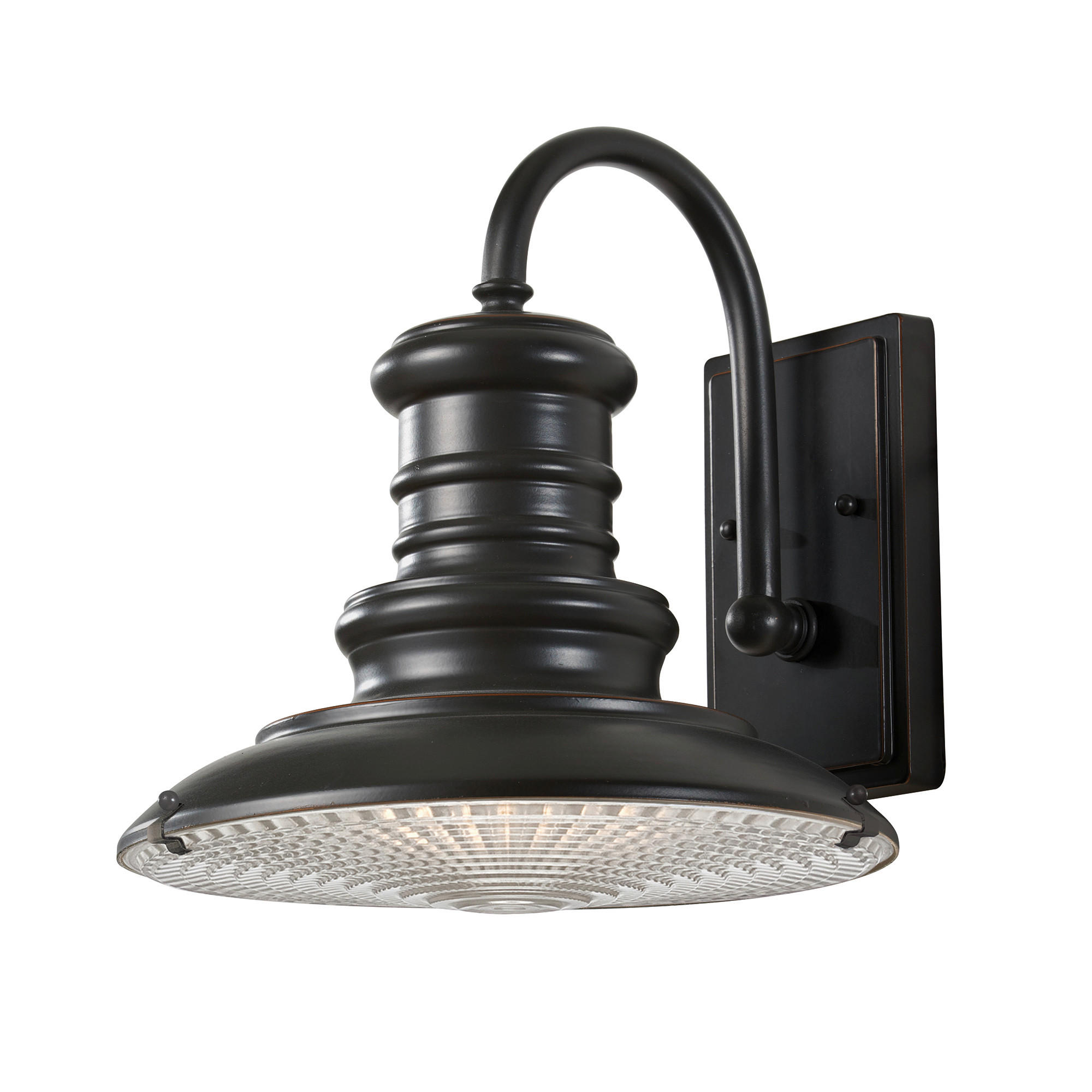 AUSSENWANDLEUCHTE - Bronzefarben, Konventionell, Glas/Metall (30.5/31.8 /34.1cm) - Elstead Lighting