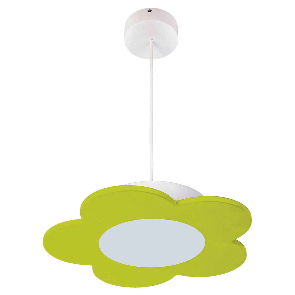 DĚTSKÉ ZÁVĚSNÉ SVÍTIDLO, 33/70 cm  - zelená, Basics, kompozitní dřevo/plast (33/70cm)