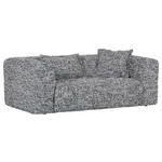 3-SITZER-SOFA Chenille Grau, Schwarz, Weiß  - Schwarz/Weiß, Design, Kunststoff/Textil (205/70/109cm) - Landscape