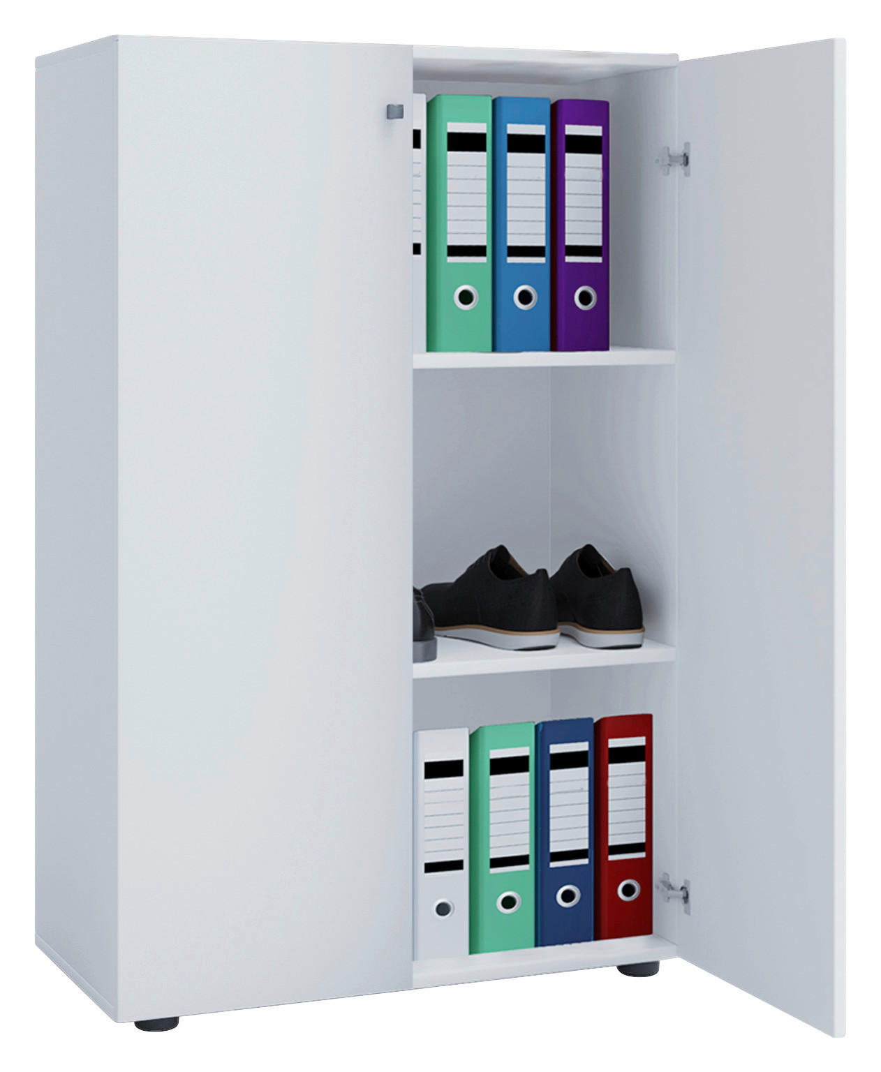 AKTENSCHRANK Weiß - Weiß, Basics, Holzwerkstoff (70/110/40cm) - MID.YOU