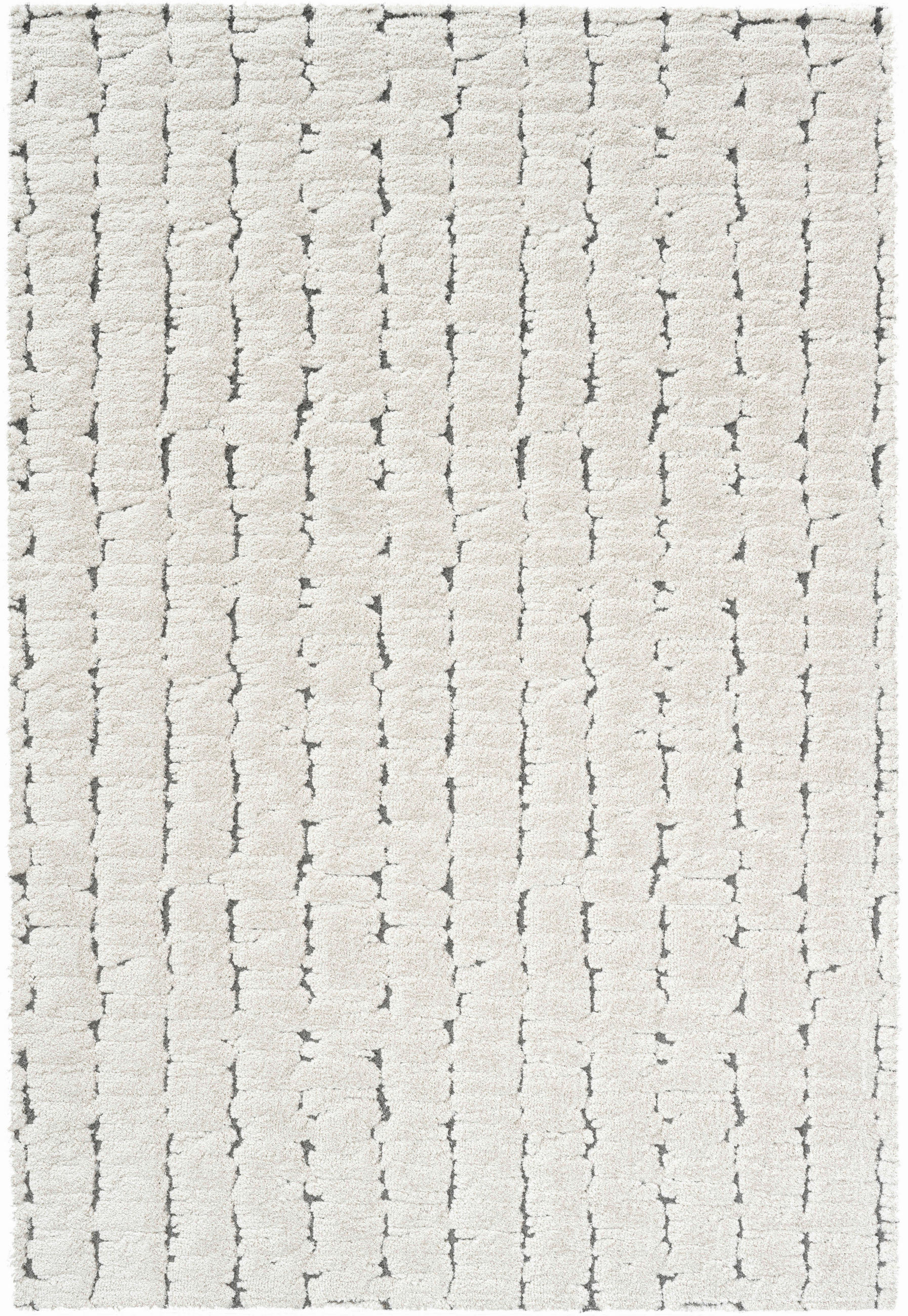 WEBTEPPICH 200/290 cm Masai Anthrazit, Creme, Schwarz  - Anthrazit/Creme, KONVENTIONELL, Kunststoff/Textil (200/290cm)