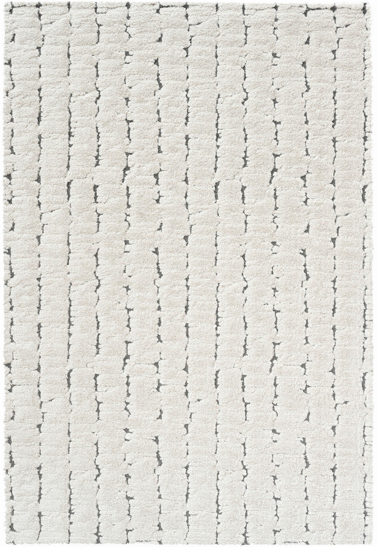 WEBTEPPICH 200/290 cm Masai Anthrazit, Creme, Schwarz  - Anthrazit/Creme, KONVENTIONELL, Kunststoff/Textil (200/290cm) - Novel