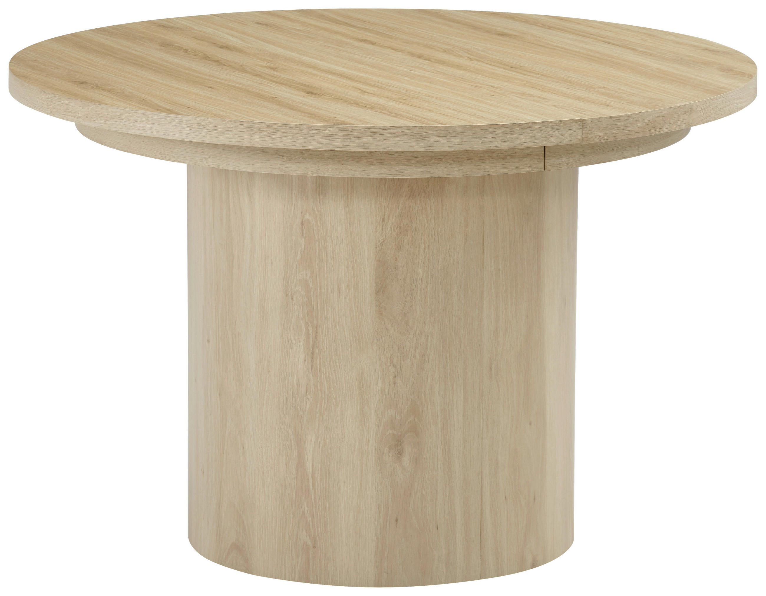 ESSTISCH 115-268/115/76 cm Nachbildung  Holzwerkstoff ausziehbar oval Eichefarben  - Eichefarben, MODERN, Holzwerkstoff (115-268/115/76cm) - P & B