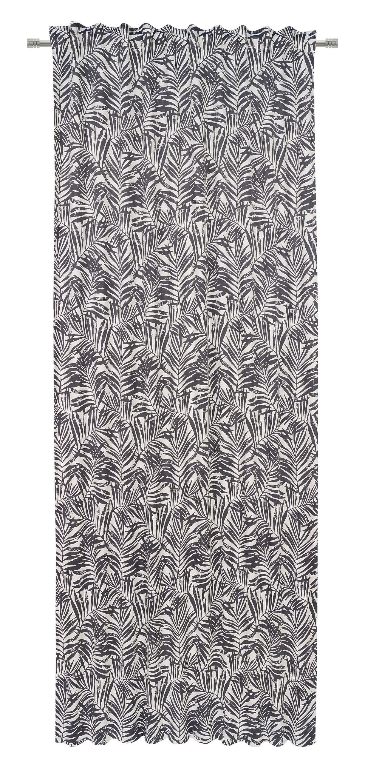 FERTIGVORHANG black-out (lichtundurchlässig)  - Schwarz, Design, Textil (140/245cm) - Esposa