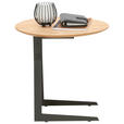 BEISTELLTISCH in Holz, Holzwerkstoff 45/50/50 cm  - Eichefarben/Schwarz, Design, Holz/Holzwerkstoff (45/50/50cm) - Xora