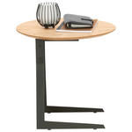 BEISTELLTISCH in Holz, Holzwerkstoff 45/50/50 cm  - Eichefarben/Schwarz, Design, Holz/Holzwerkstoff (45/50/50cm) - Xora